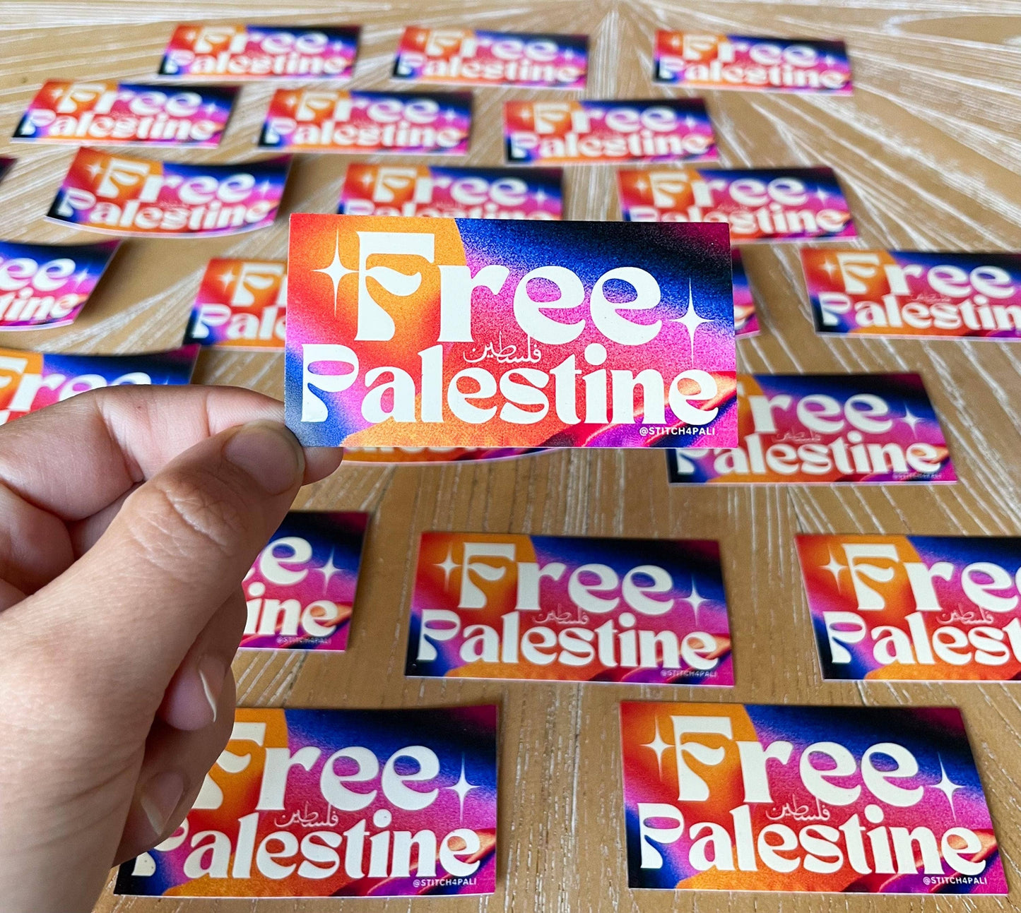 Free Palestine Sticker (by Palestinian brand)