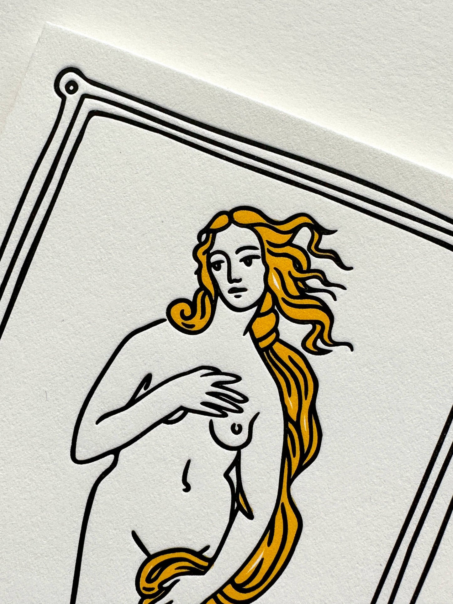 You're A Goddess - Art History Letterpress Greeting Card