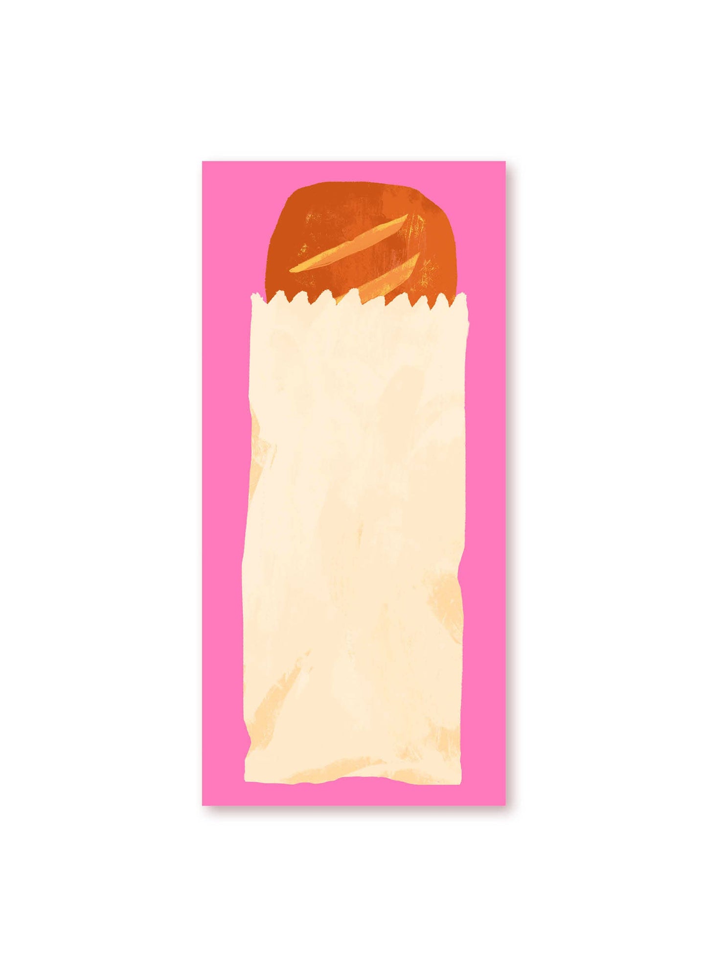 Bread Listpad – Cute Grocery To-Do List Notepad
