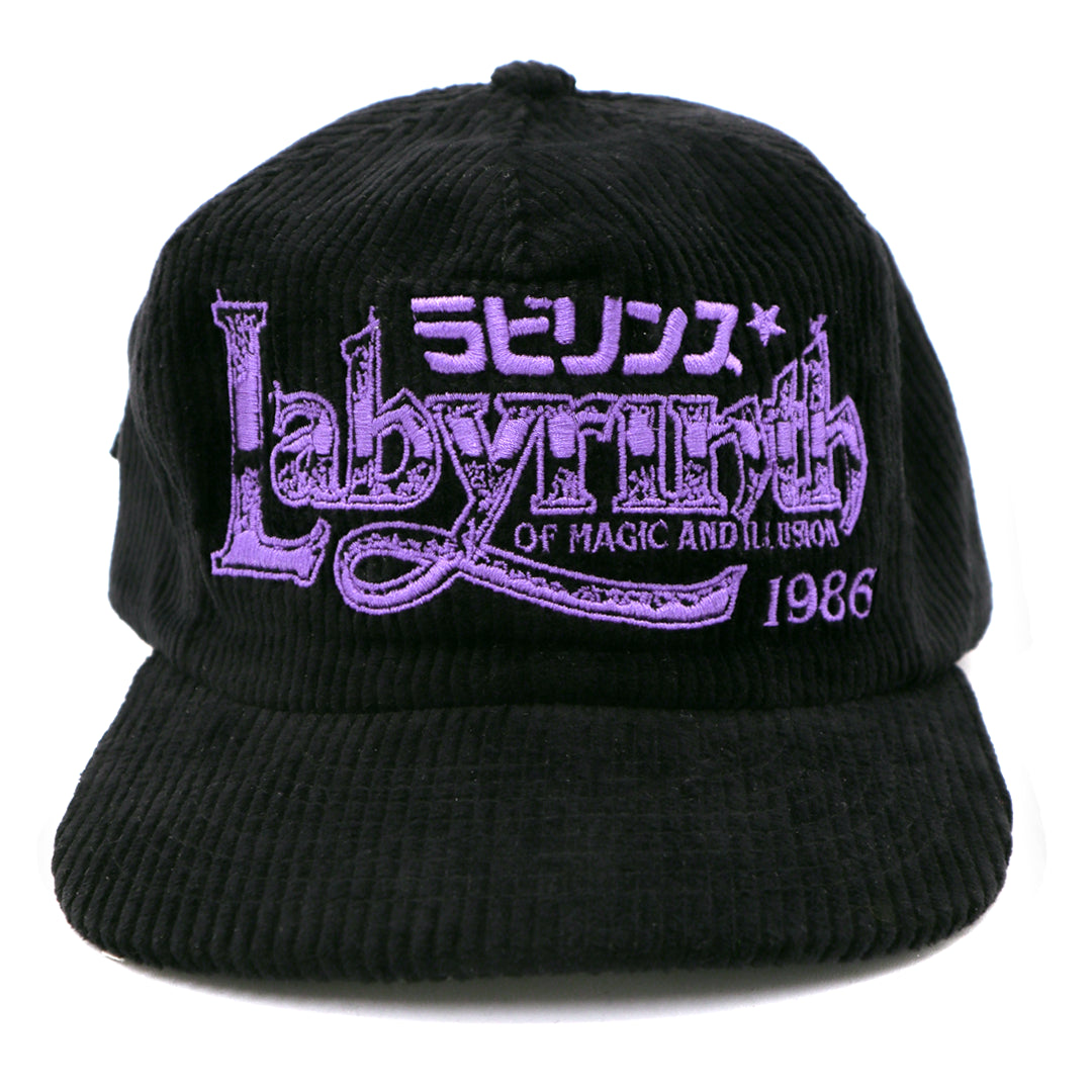 Labyrinth 1986 Black Corduroy Hat