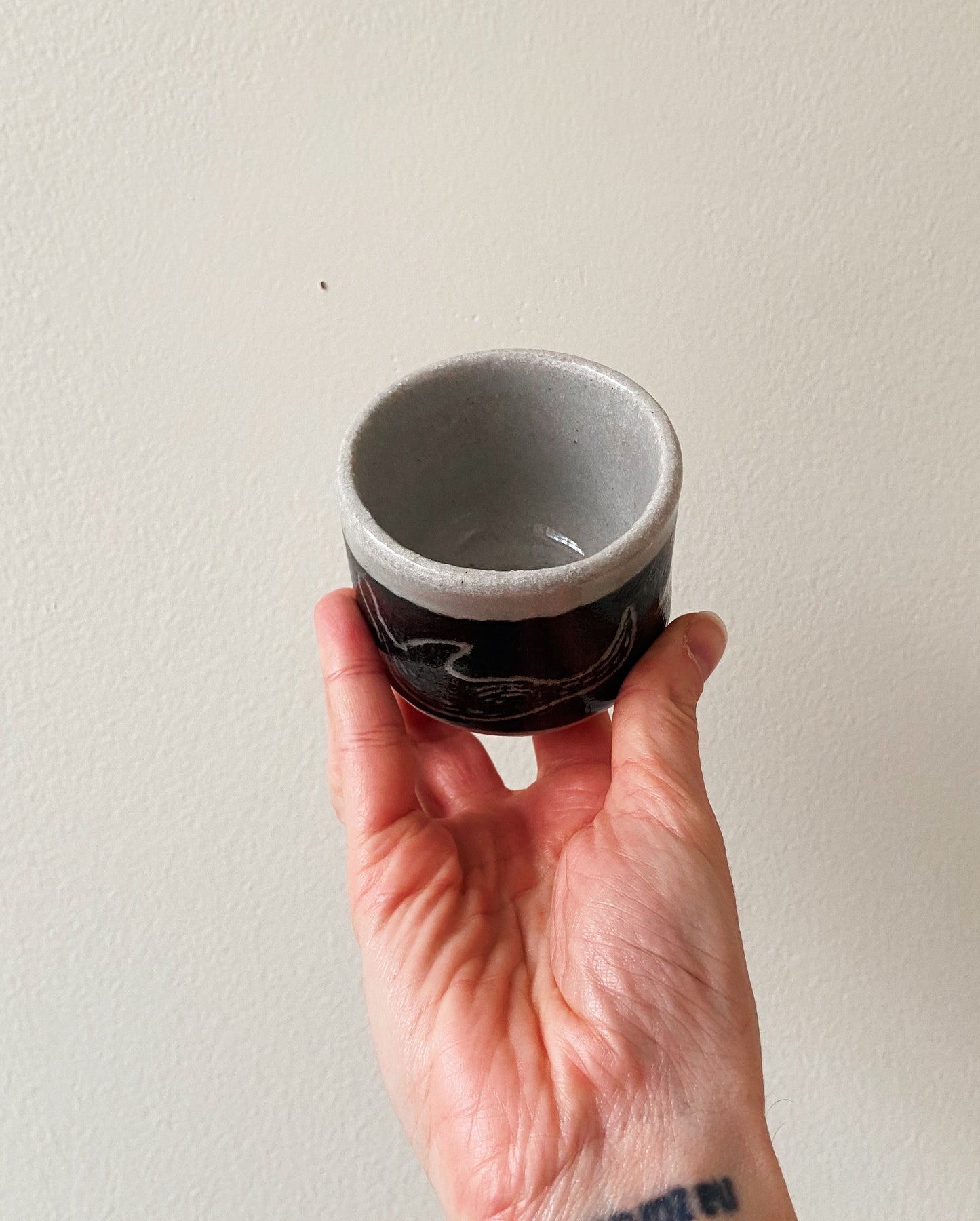 bird skull tumbler