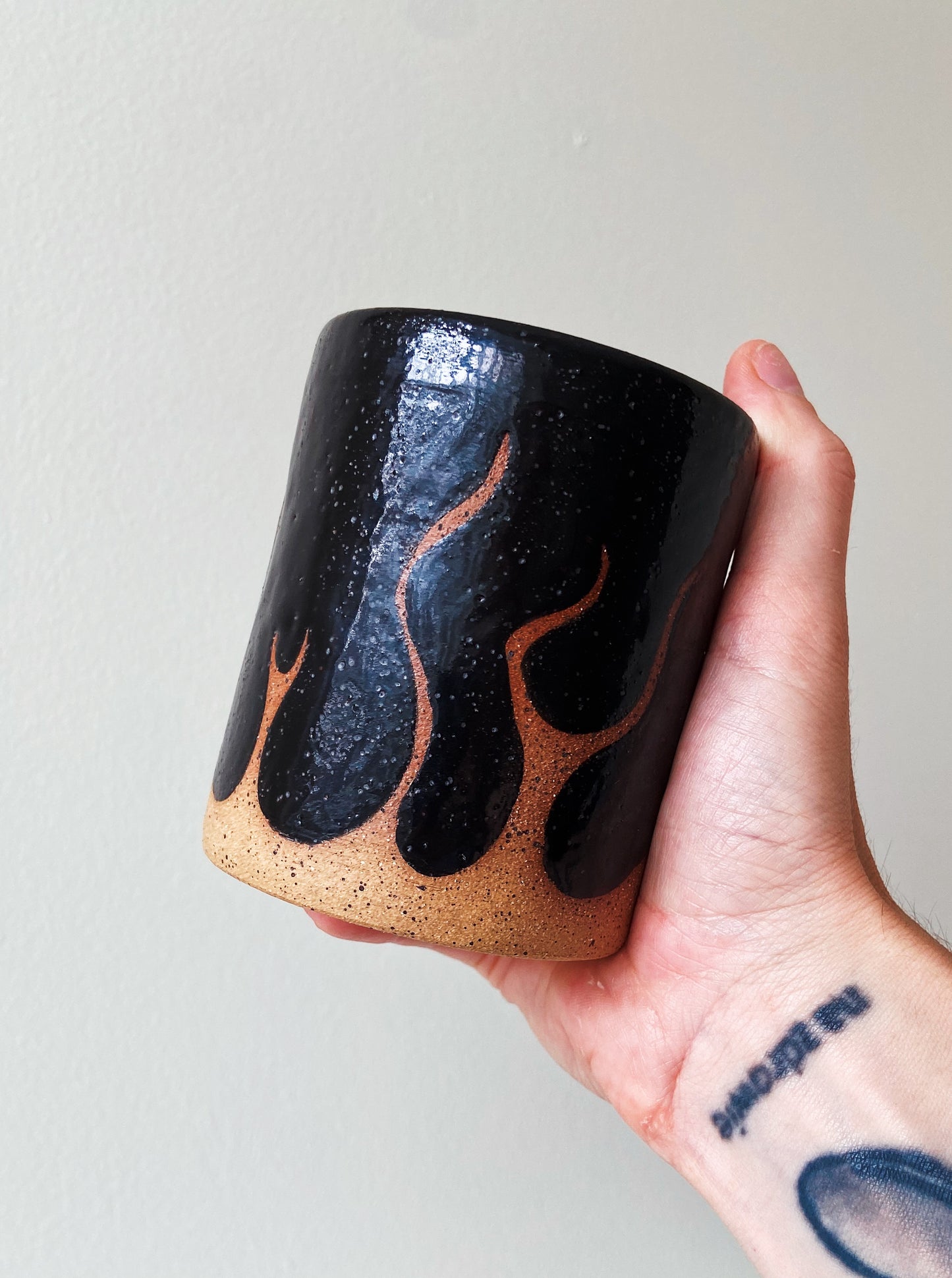 Handmade Ceramic Flame Cup