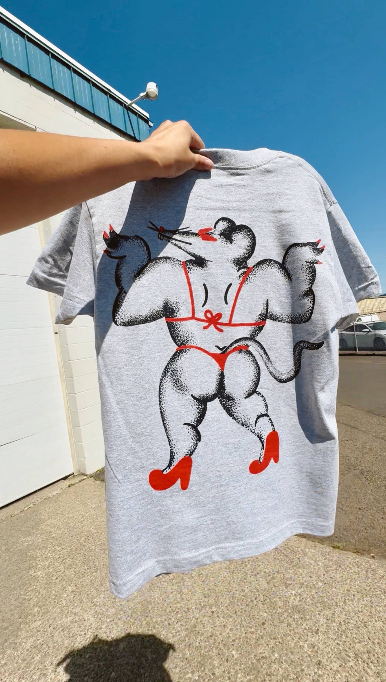 Gym Rat Shirt - Jumbo Double-Sided Screen Print