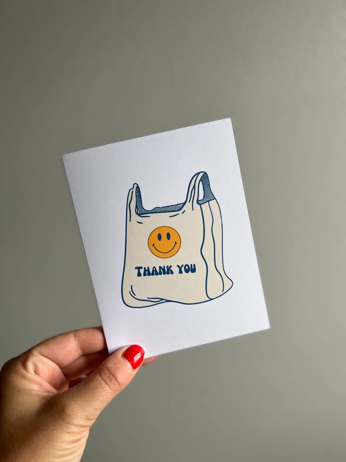Funny Thank You Card - Retro 90s Nostalgia Take Out Bag