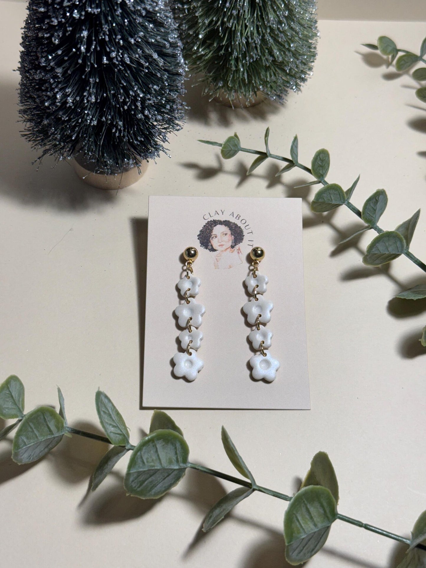 Flower Dangle Earrings