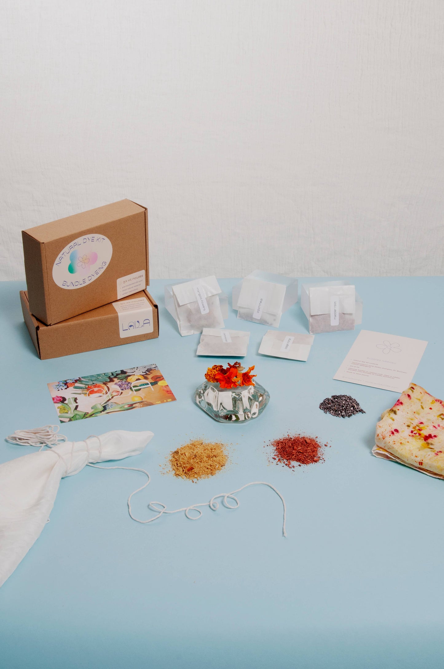 DIY Natural Dye Silk Scarf Kit