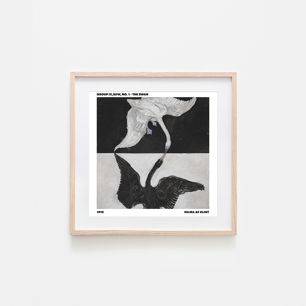 The Swan No.1 Art Print Hilma AF Klint