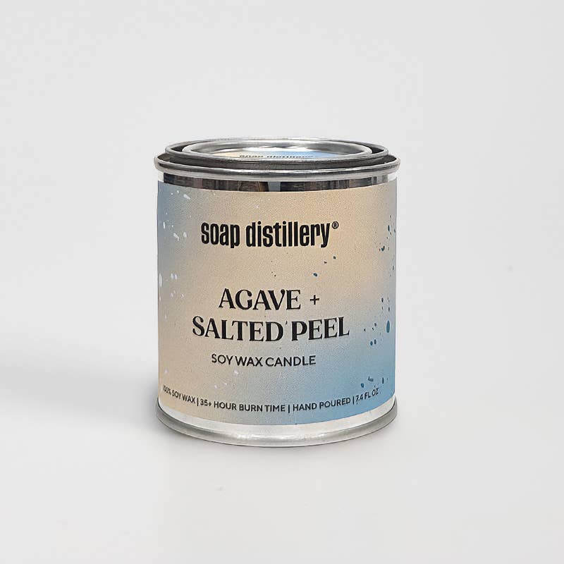 Agave + Salted Peel Soy Wax Candle