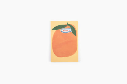 Wonky Orange Grocery Sticker Notepad