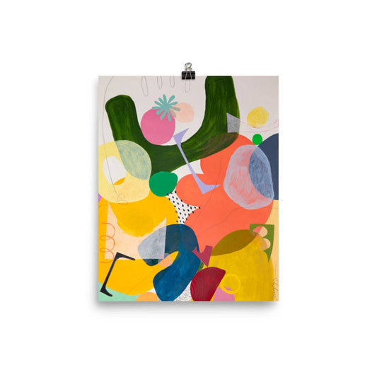 "Confetti Moments" Art Print: 8x10