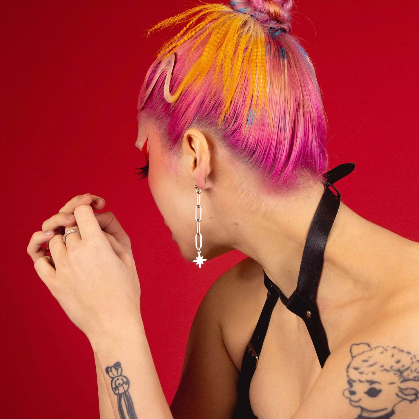 Catena Steel earrings