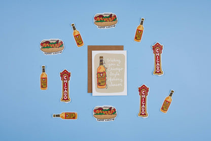 Chicago-Style Malort Vinyl Sticker