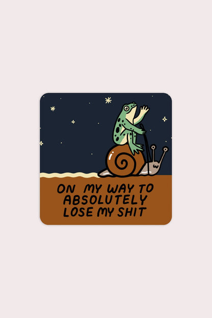 Lose My Shit Sticker | Waterproof Vinyl Sticker