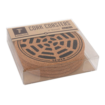 Chicago Manhole Covers | Coaster Four Pack