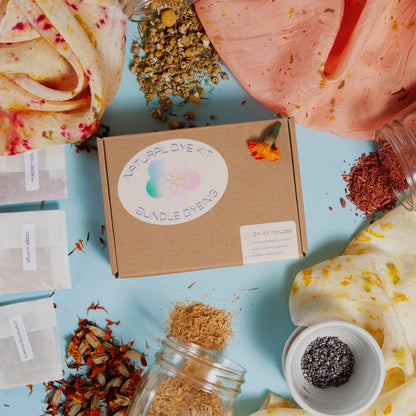DIY Natural Dye Silk Scarf Kit