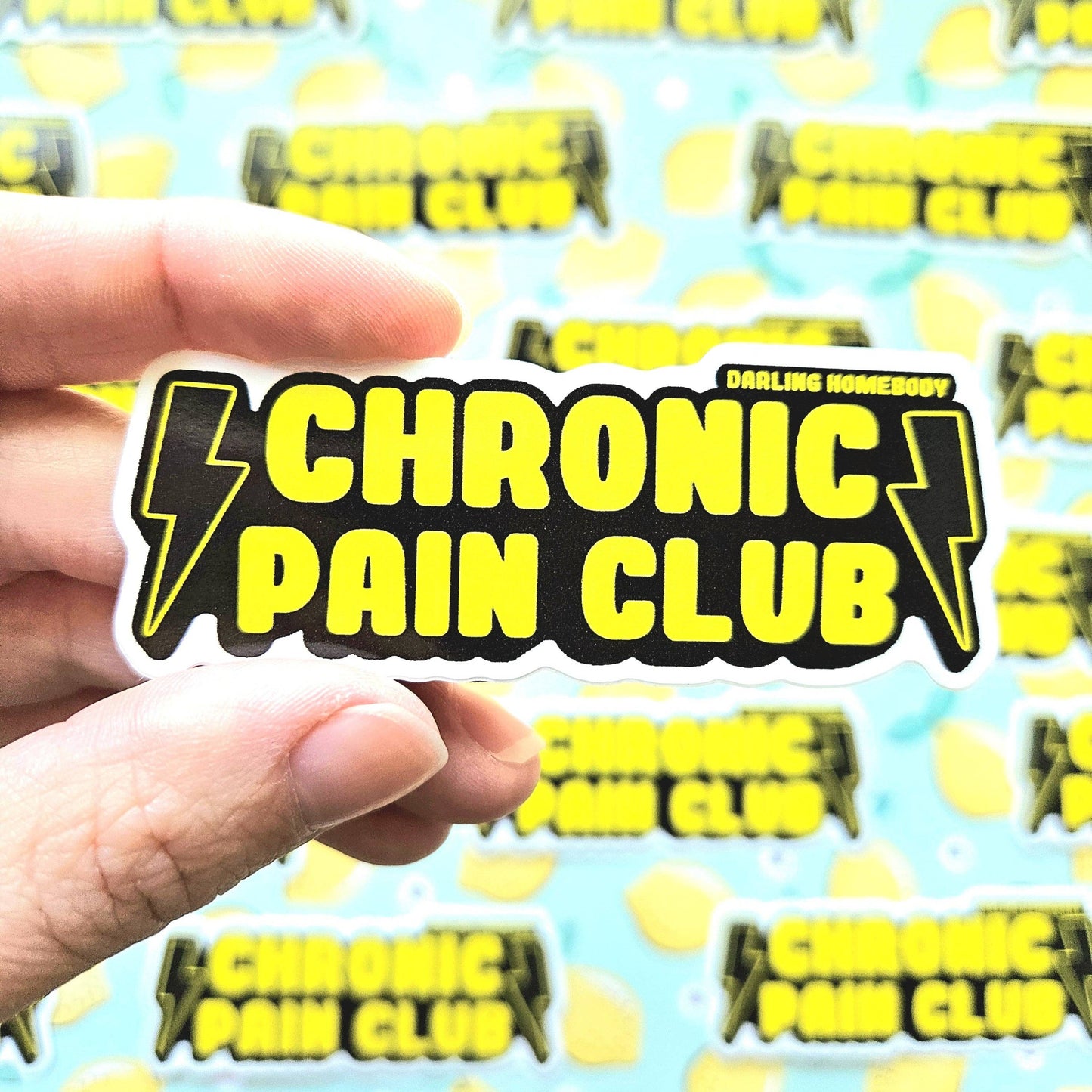 Chronic Pain Club Sticker