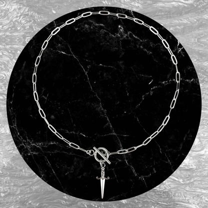 16in Steel Dagard Necklace
