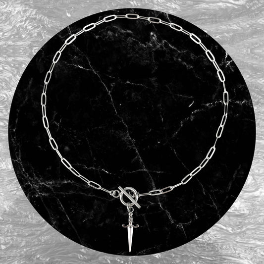 16in Steel Dagard Necklace