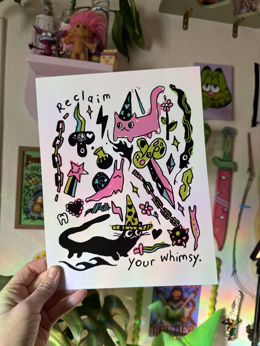 Reclaim your Whimsy Medieval Print