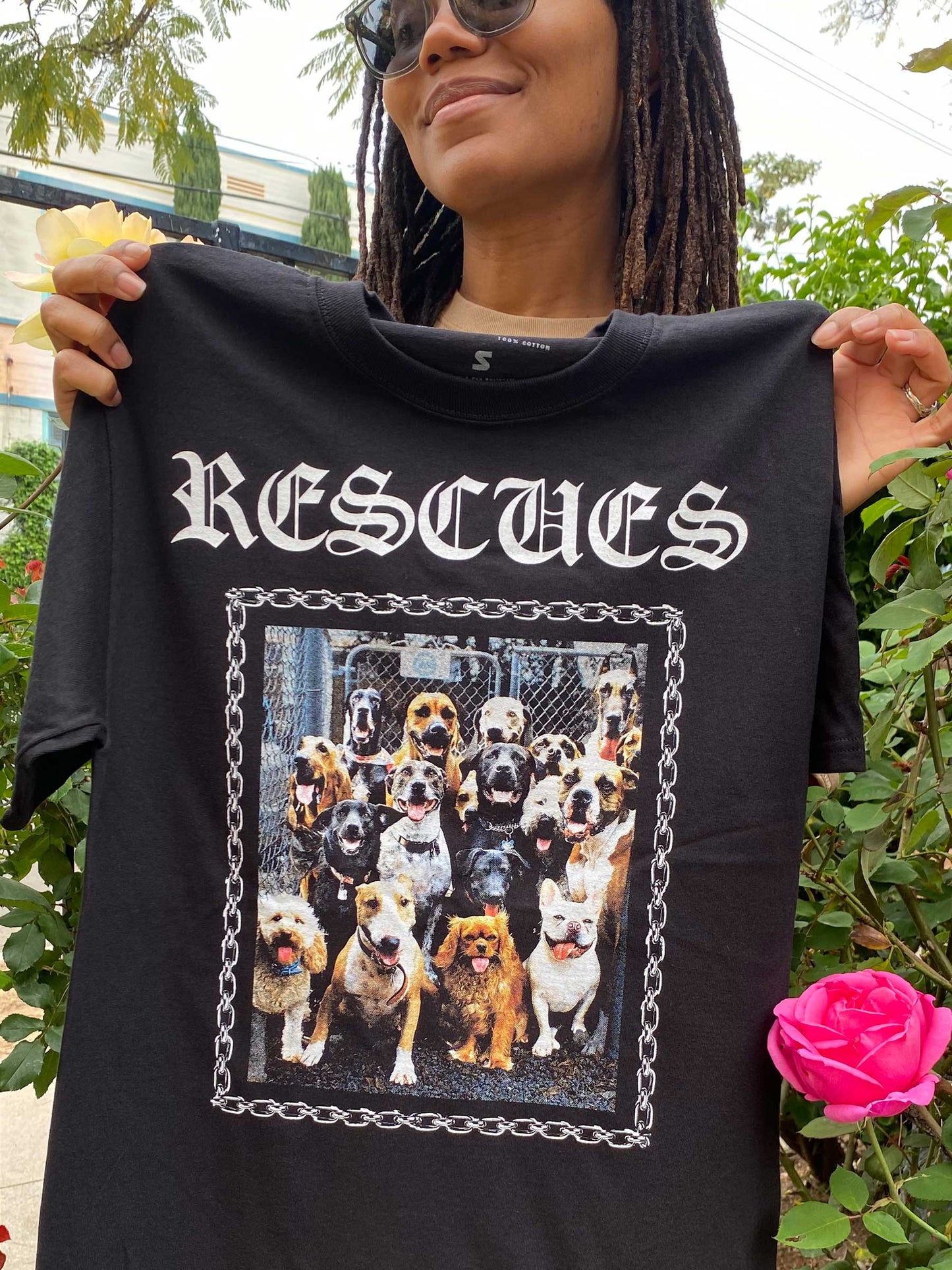 Rescue Dogs Tshirt, 90s Style