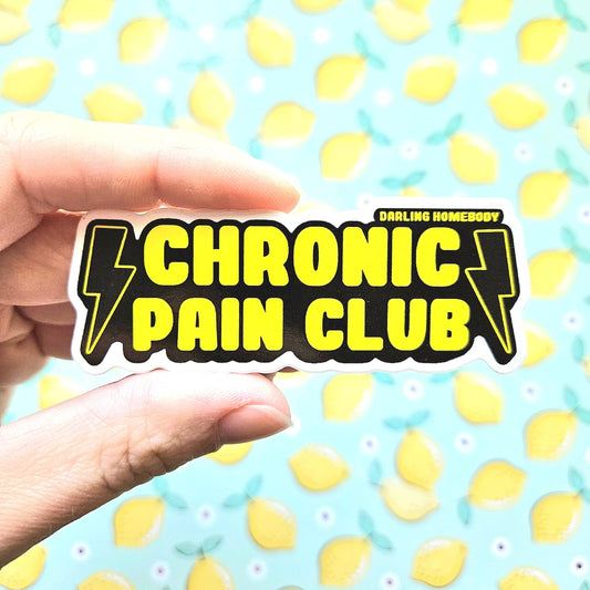 Chronic Pain Club Sticker