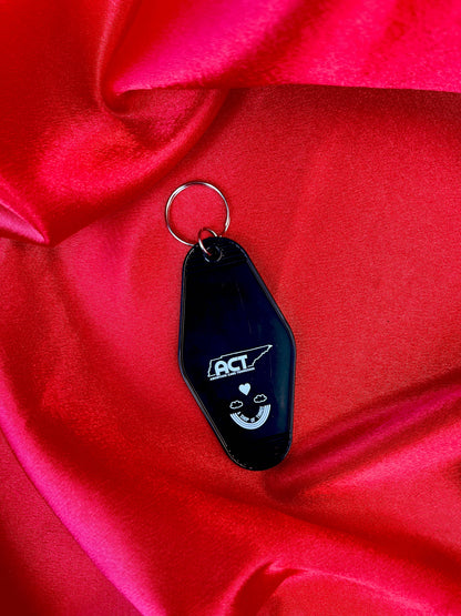 Abortion Forever Metal Motel Keychain