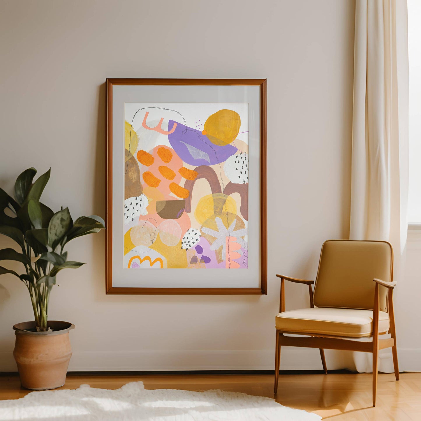 "A Midday Nap" Art Print: 16x20