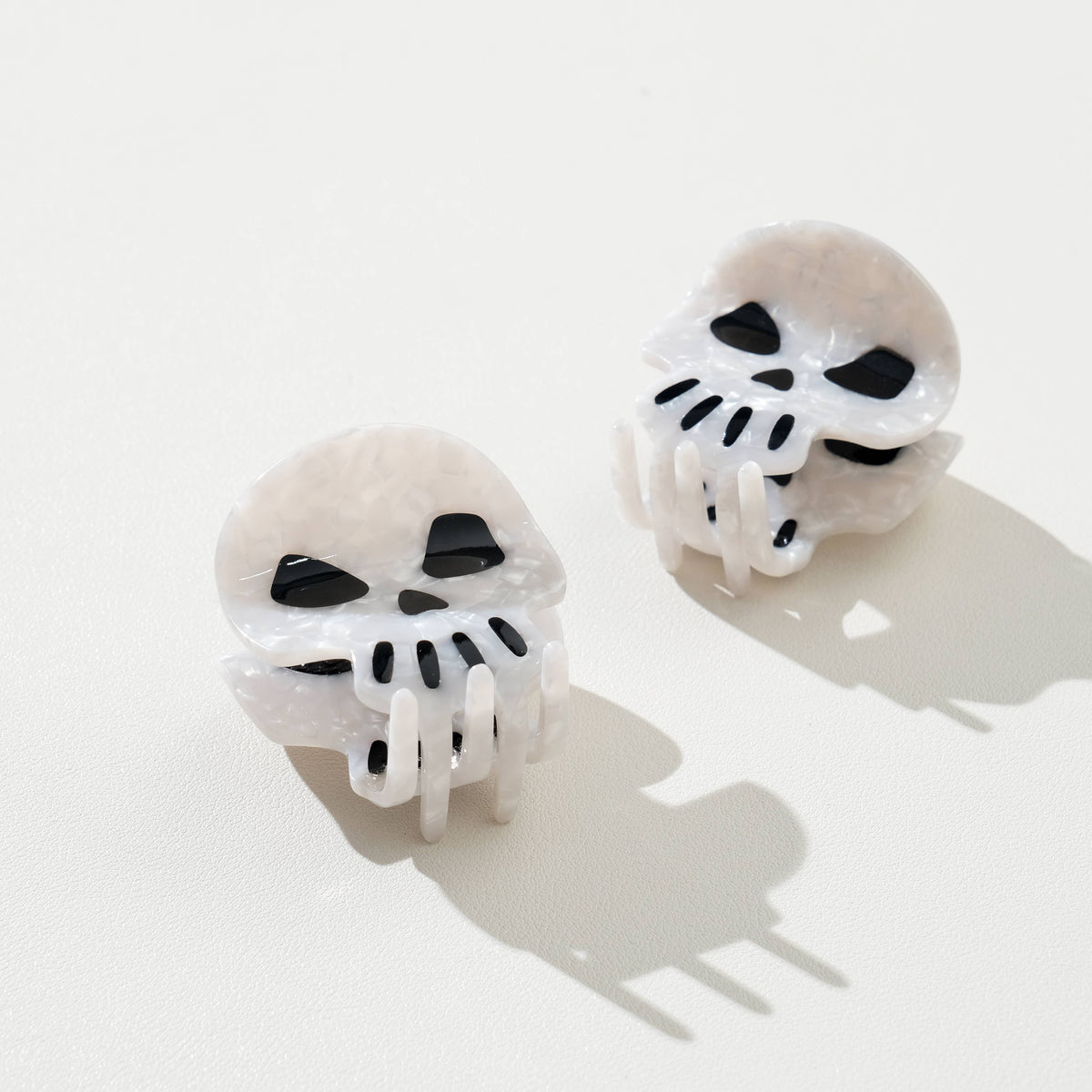 Spooky Skull Claw Clip - Small