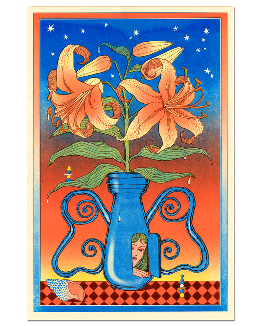 Dawn Flowers Riso