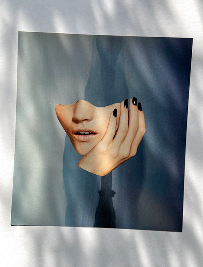 Empty Head, Original Collage