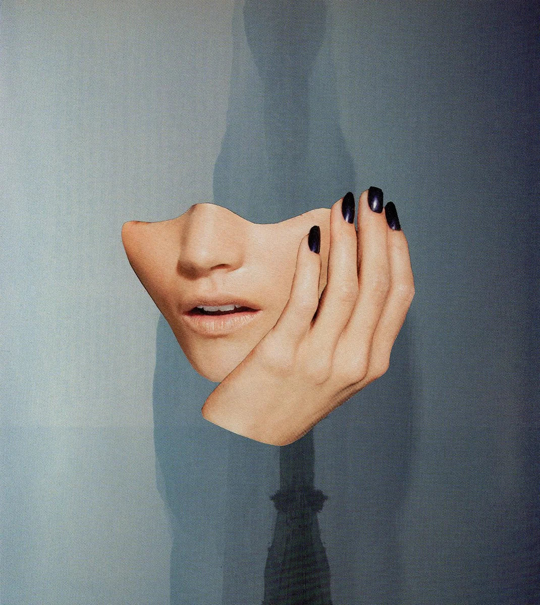 Empty Head, Original Collage