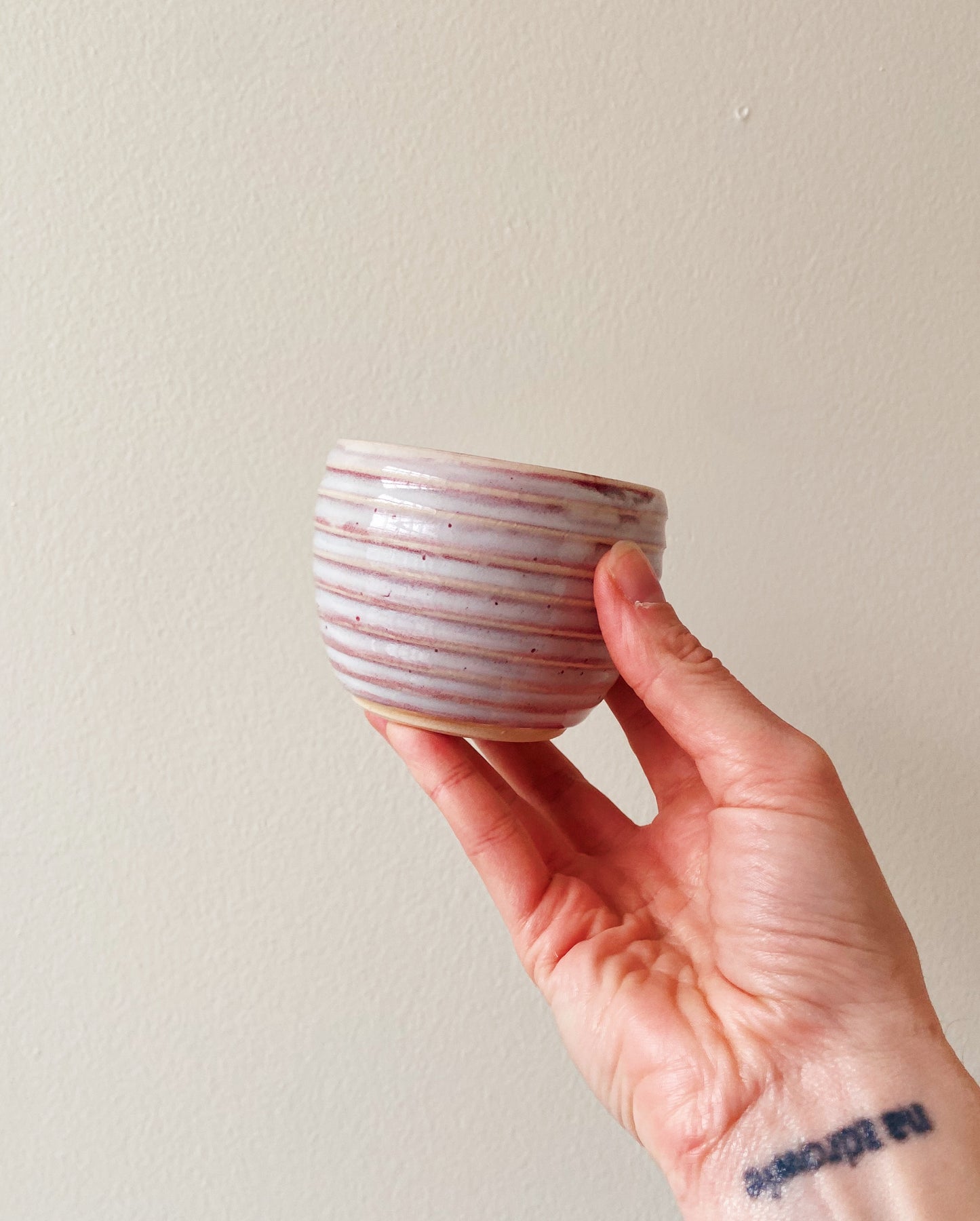 Small White and Red Bowl