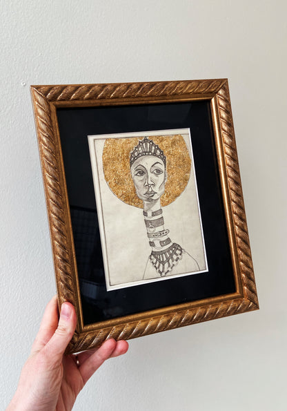 Collared, Framed original work