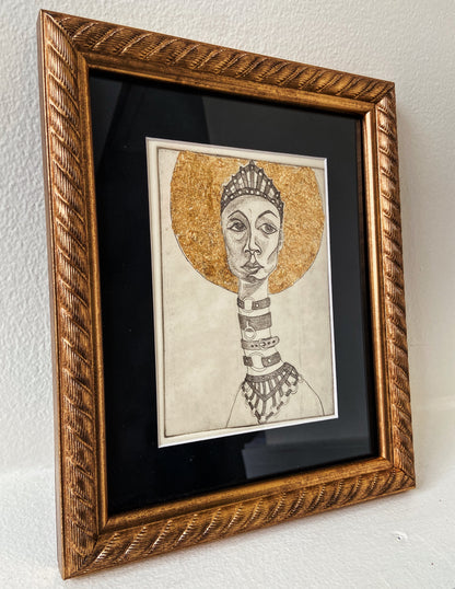 Collared, Framed original work
