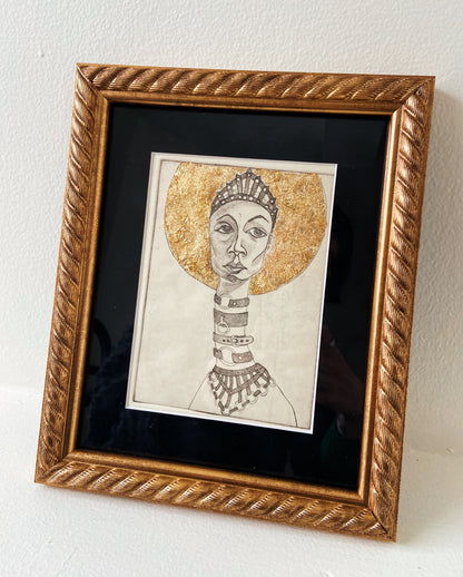 Collared, Framed original work