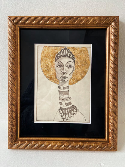 Collared, Framed original work