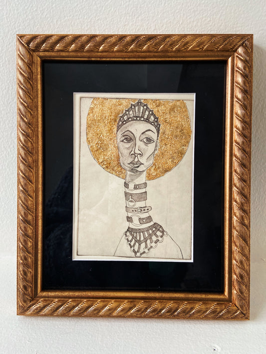 Collared, Framed original work