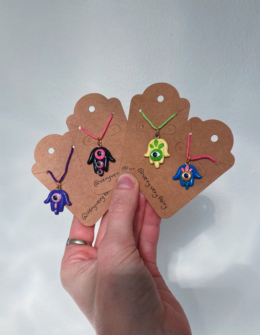 Hamsa Charm, Handmade