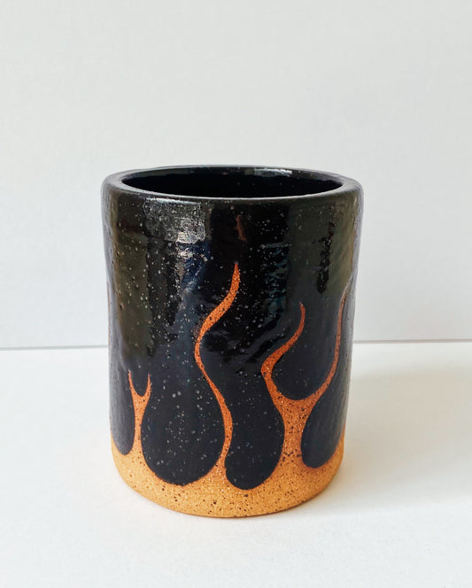 Handmade Ceramic Flame Cup