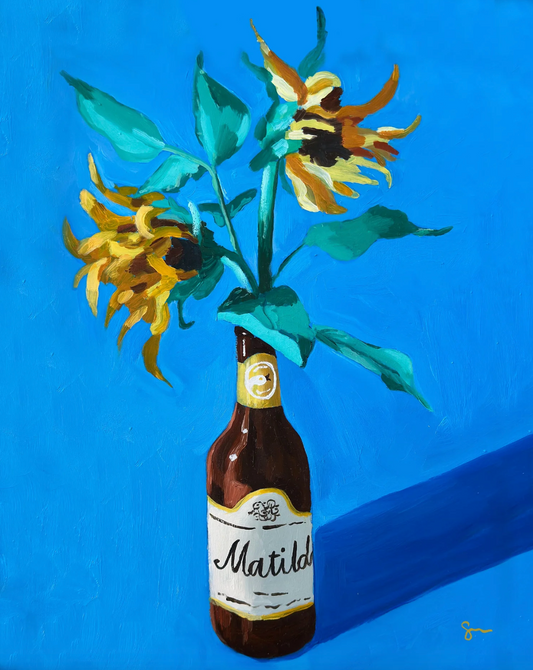 Matilda Sunflowers 11x17 Giclee Print
