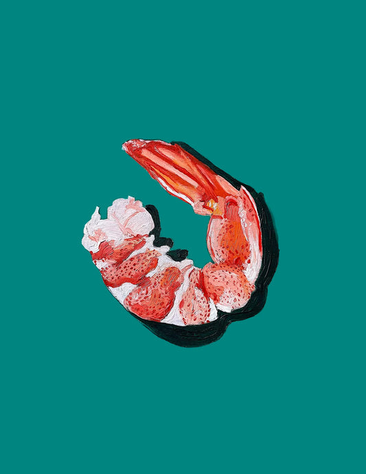 Shrimp 5x7 Giclee Print