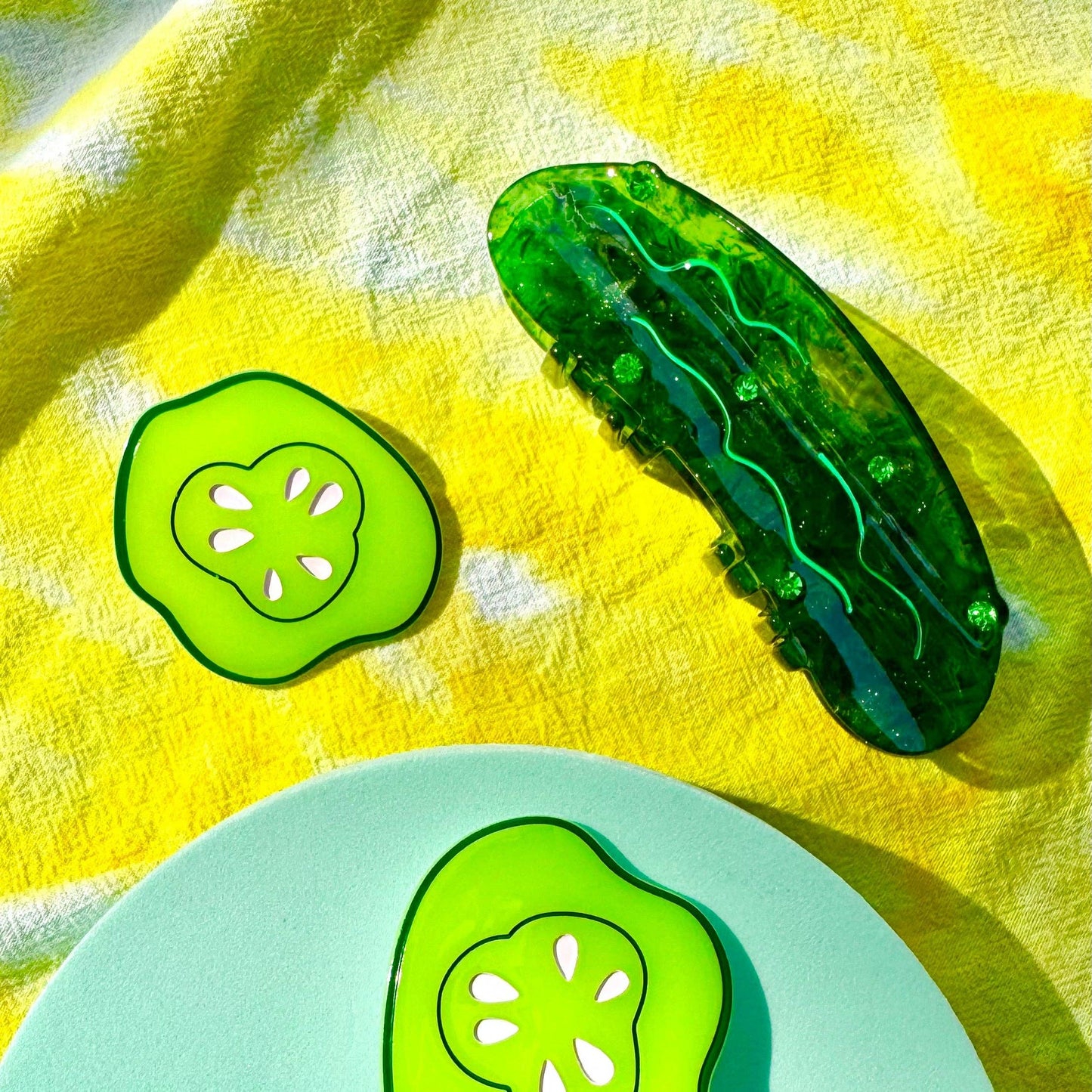 Pickle Hair Claw