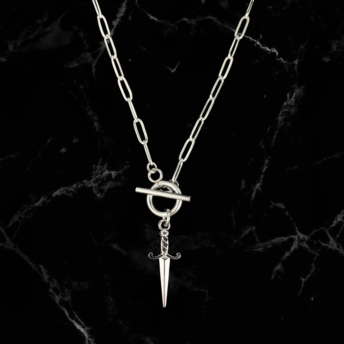 16in Steel Dagard Necklace