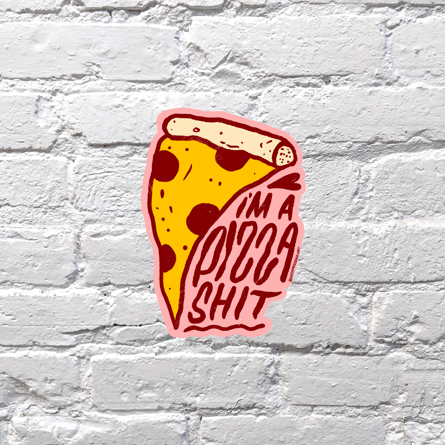 Pizza Shit sticker
