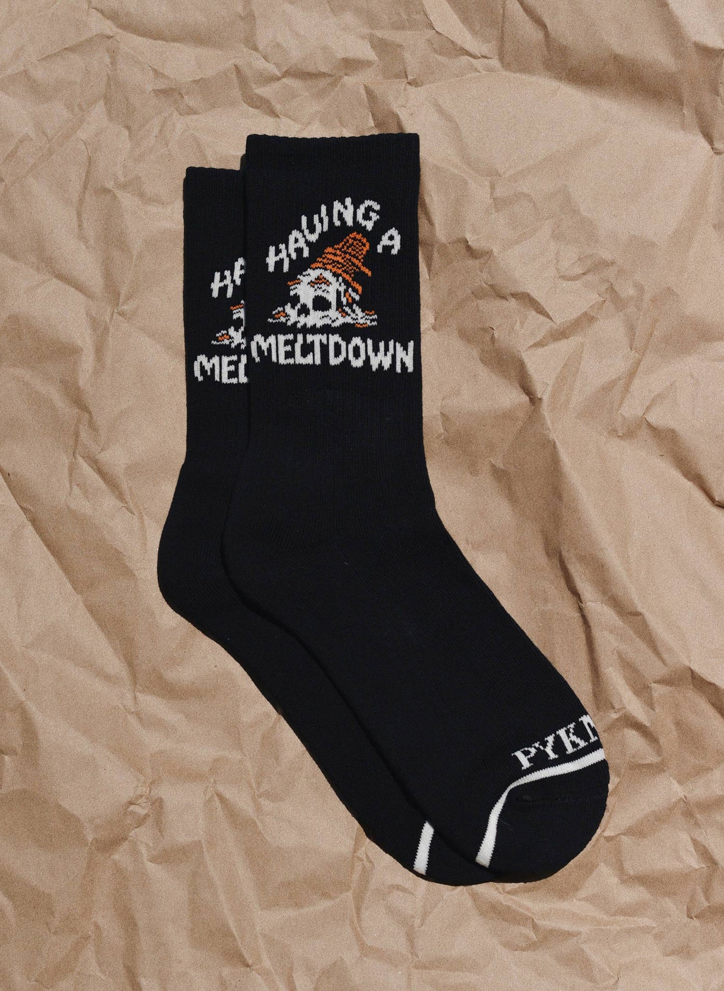 Having a Meltdown Vintage-Style Crew Socks