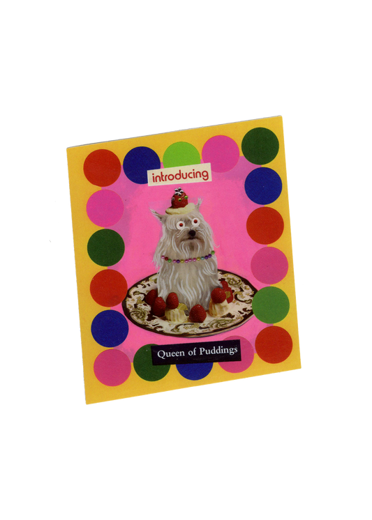 Queen of puddings sticker