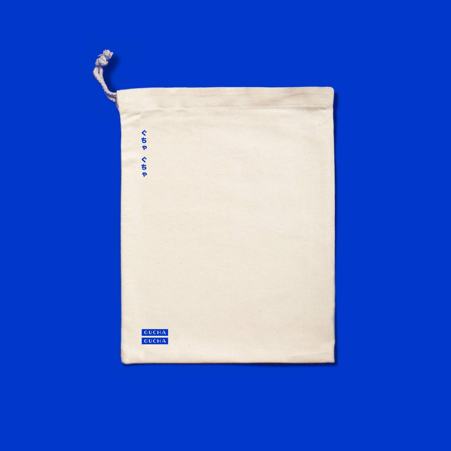 Blue Neko • Drawstring Pouch • 11x14