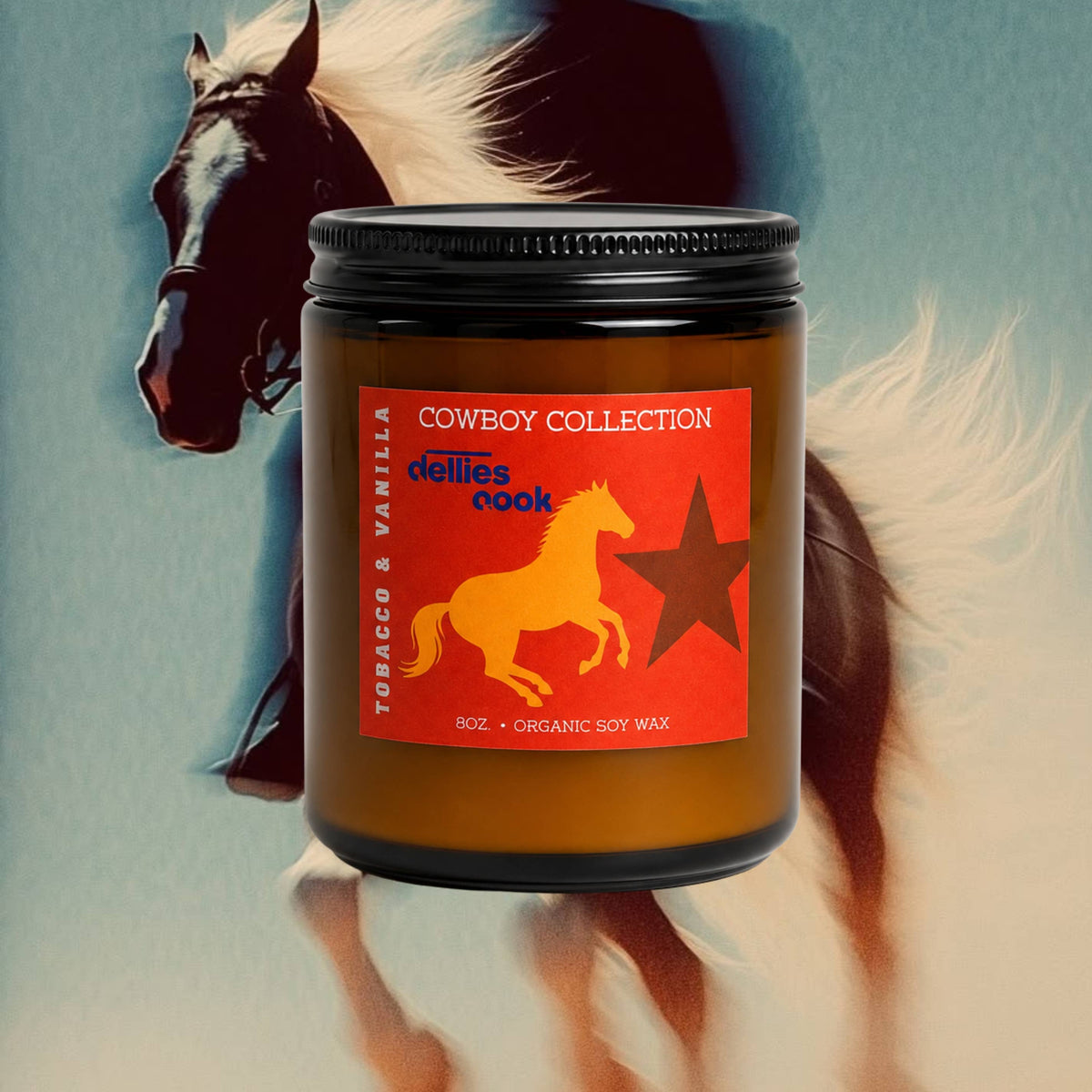 Cowboy Tobacco Candle