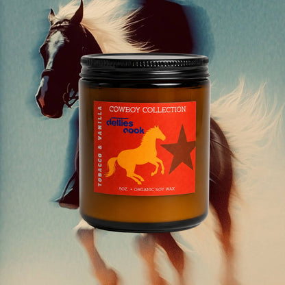 Cowboy Tobacco Candle
