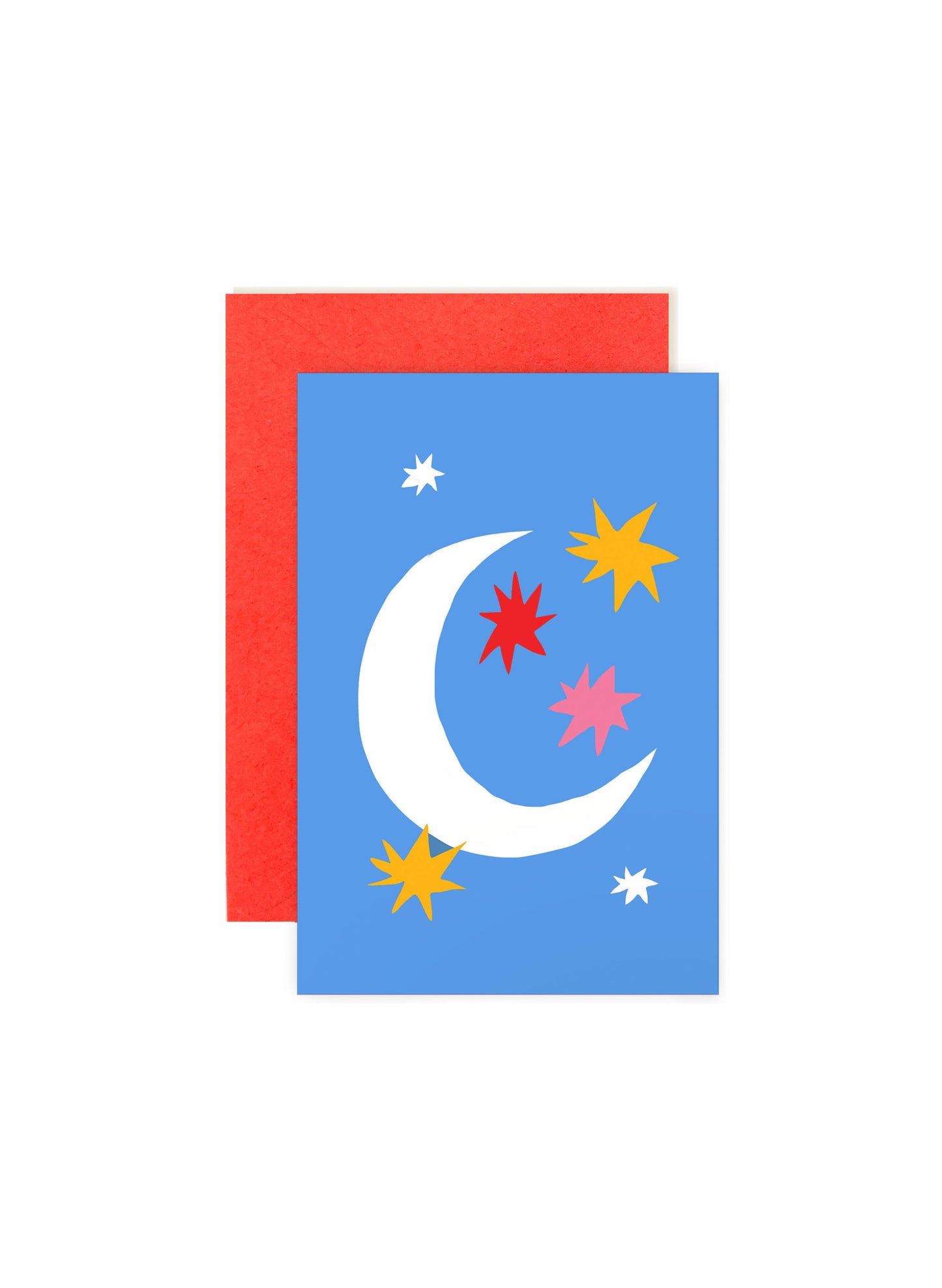 Moon and Stars – Celestial Mini Note Card